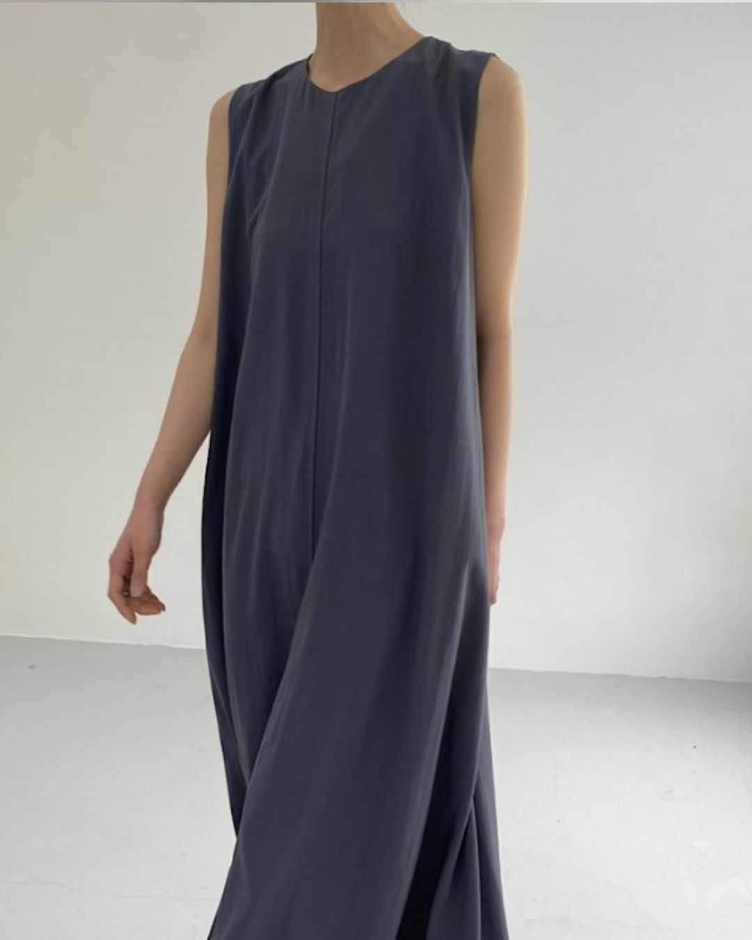 Vyla™ Chic Loose Fit Tank Dress Sleeveless Maxi Dresses