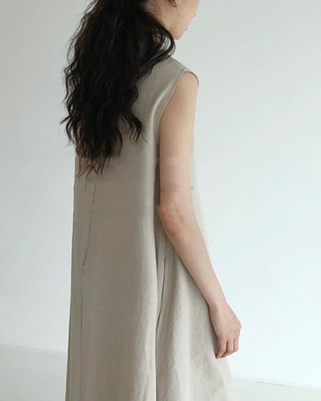 Vyla™ Chic Loose Fit Tank Dress Sleeveless Maxi Dresses