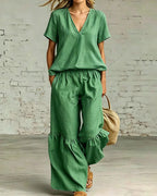 Vyla™ The Resort Breeze Linen-Blend Two-Piece Set