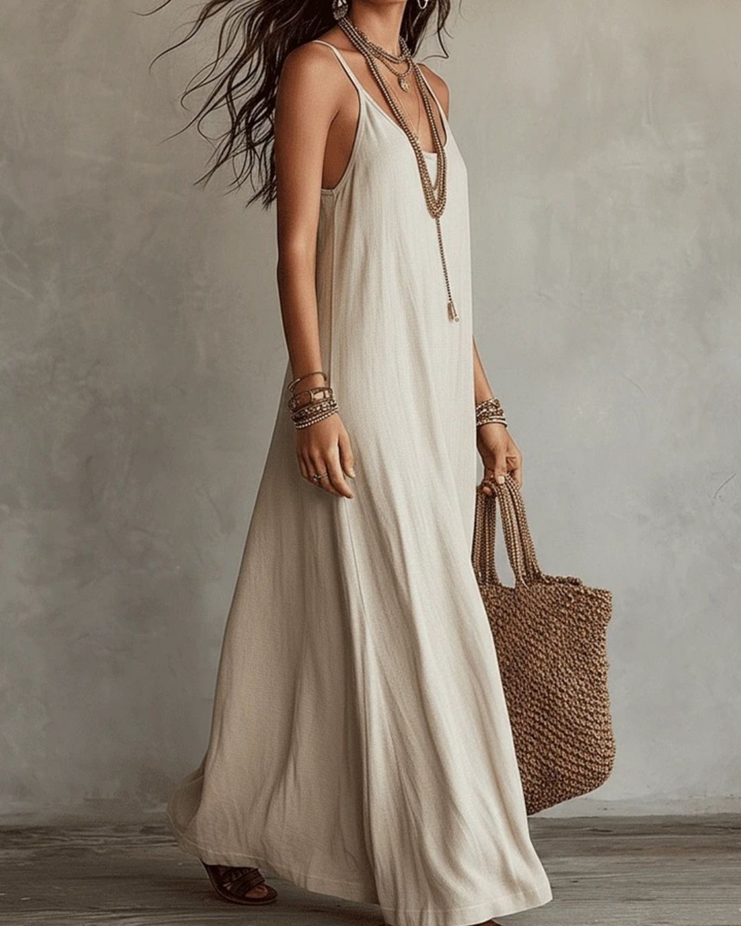 Vyla™ Boho Flowy Maxi Dress