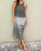 Vyla™ Sleeveless Gradient Tank Midi Dress