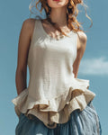 Vyla™ Ruffle Hem Tank Top