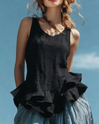 Vyla™ Ruffle Hem Tank Top