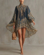 Vyla™ Regal Manor High-Low Chiffon Dress