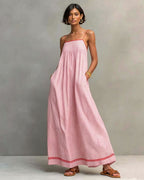 Vyla™ Sleeveless Striped Maxi Dress