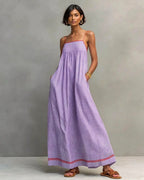Vyla™ Sleeveless Striped Maxi Dress