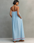 Vyla™ Sleeveless Striped Maxi Dress