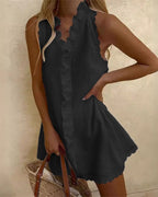Vyla™ Cute Ruffle Mini Dress