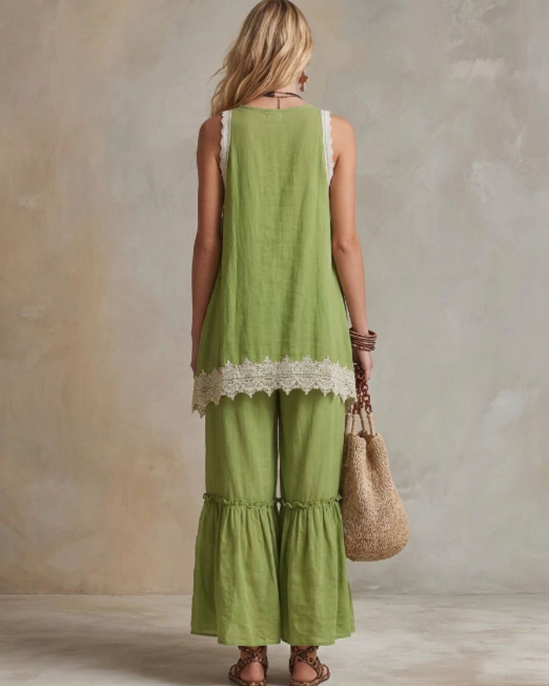 Vyla™ Ruffle Hem Set