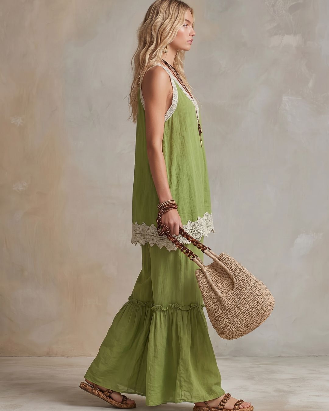 Vyla™ Ruffle Hem Set