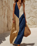 Vyla™ Sun Geometric Patchwork Dress