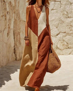 Vyla™ Sun Geometric Patchwork Dress
