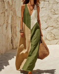 Vyla™ Sun Geometric Patchwork Dress