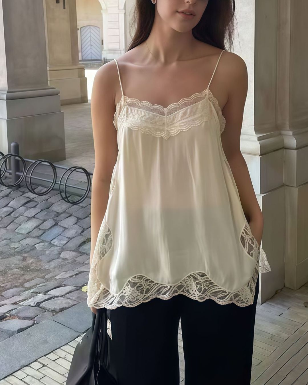Vyla™ Collection Lace Camisole Top