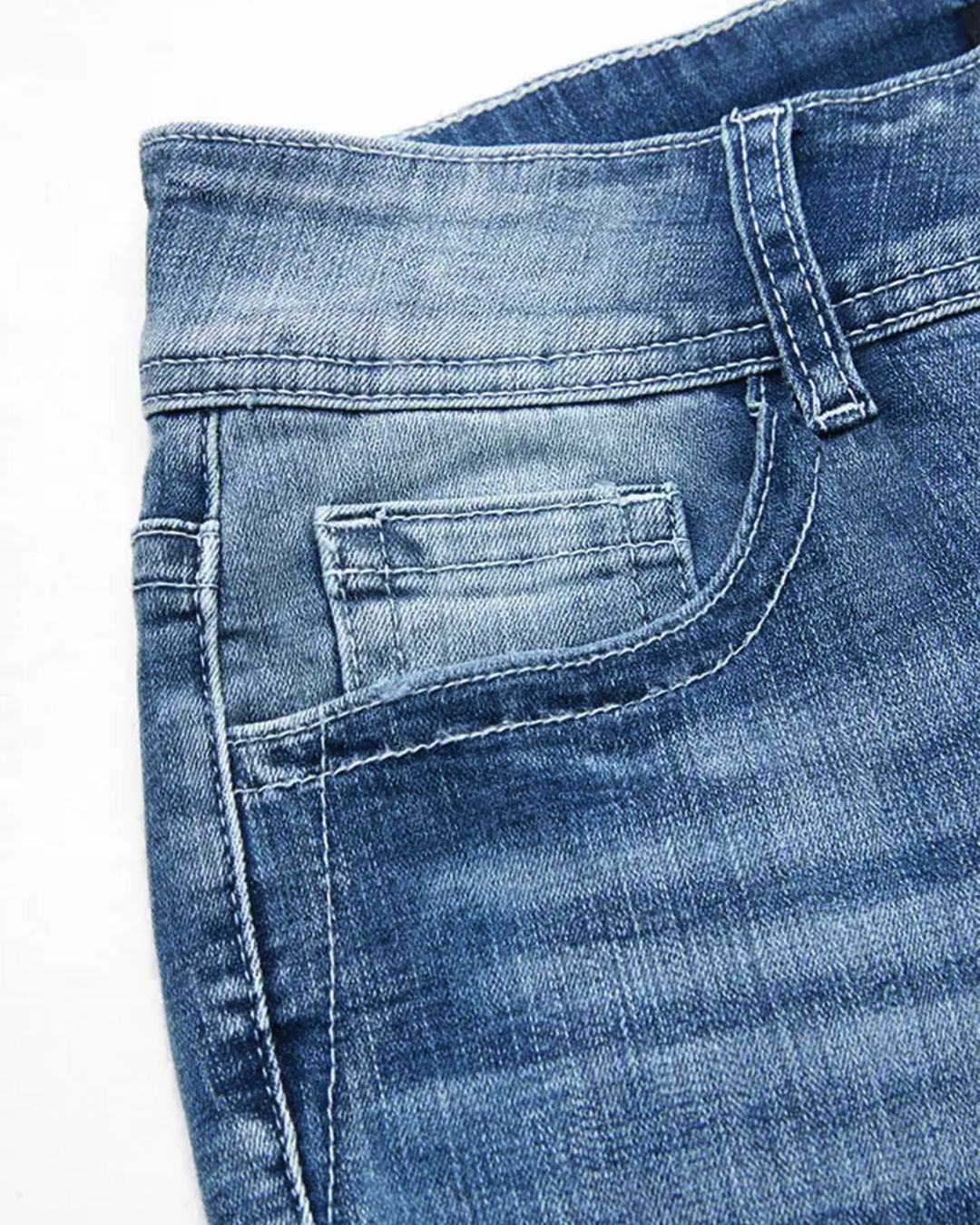 Vyla™ Embroidered Mid-Rise Flared Jeans