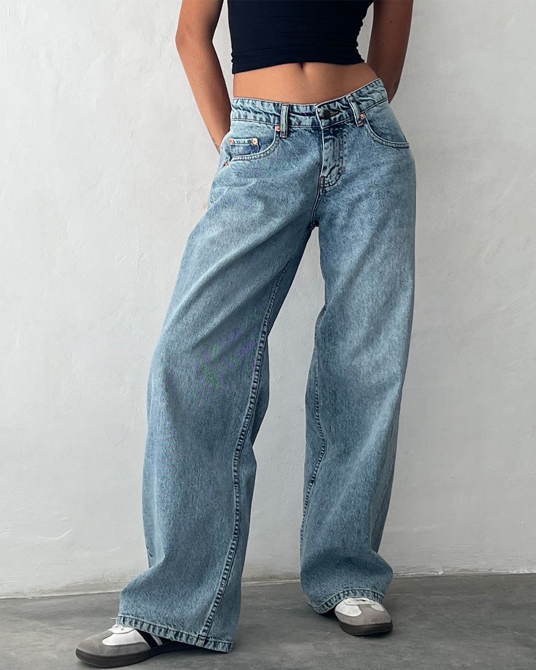Vyla™ Wash Multi Mid Rise Straight Leg Jeans