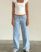 Vyla™ Wash Multi Mid Rise Straight Leg Jeans