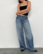Vyla™ Wash Multi Mid Rise Straight Leg Jeans