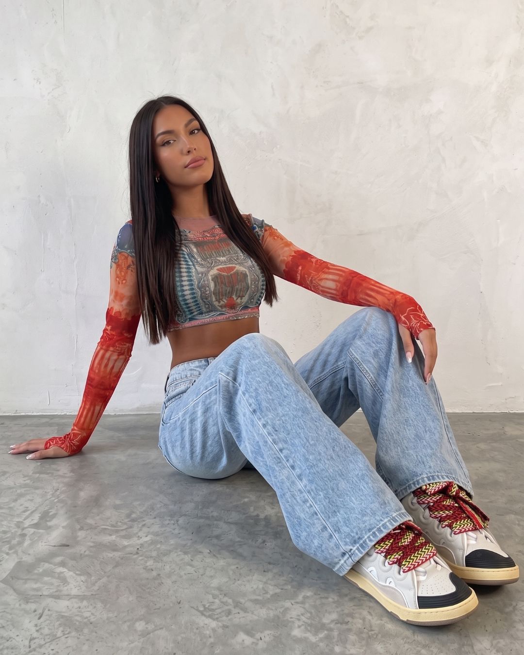 Vyla™ Wash Multi Mid Rise Straight Leg Jeans