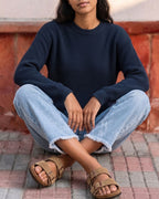 Vyla™ Wash Raw Hem Mid Rise Crop Straight Jeans