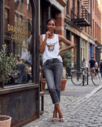 Vyla™ Wash High Rise Capri Skinny Jeans