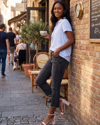 Vyla™ Wash High Rise Capri Skinny Jeans
