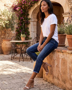 Vyla™ Wash High Rise Capri Skinny Jeans