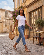 Vyla™ Wash High Rise Capri Skinny Jeans