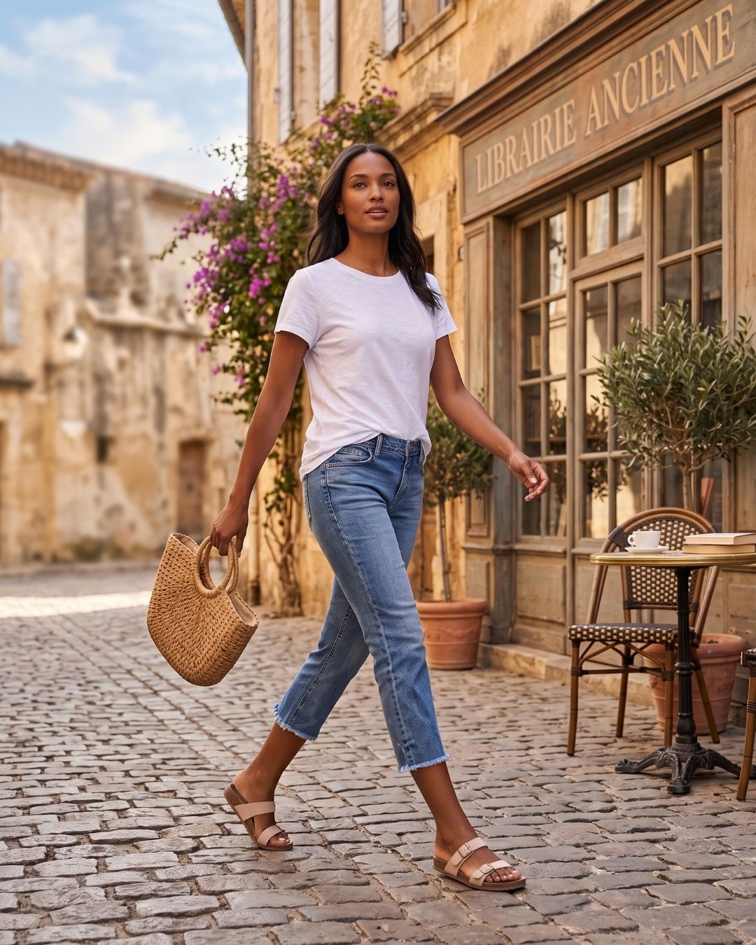 Vyla™ Wash High Rise Capri Skinny Jeans
