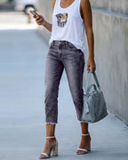 Vyla™ Wash High Rise Capri Skinny Jeans