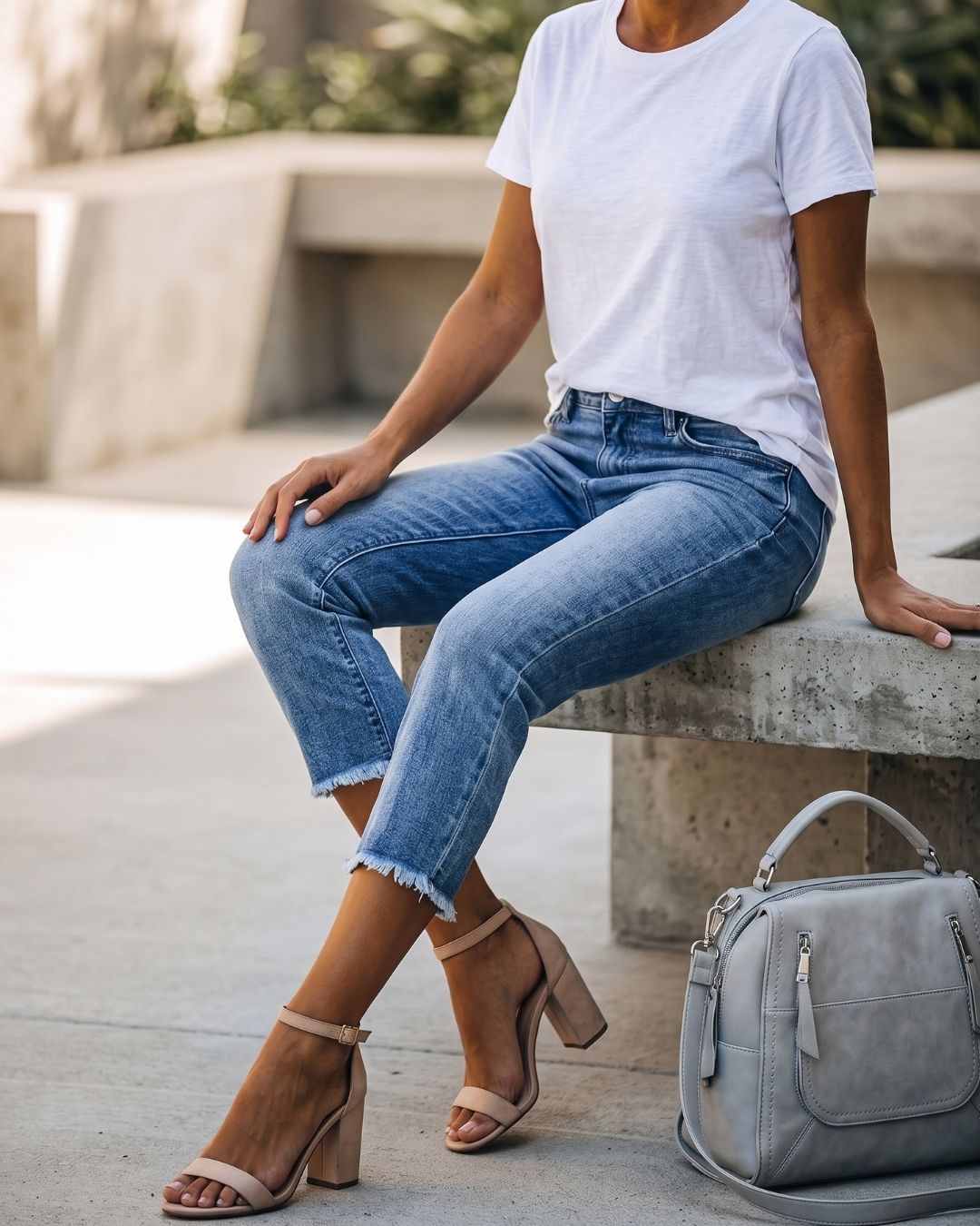 Vyla™ Wash High Rise Capri Skinny Jeans