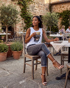 Vyla™ Wash High Rise Capri Skinny Jeans