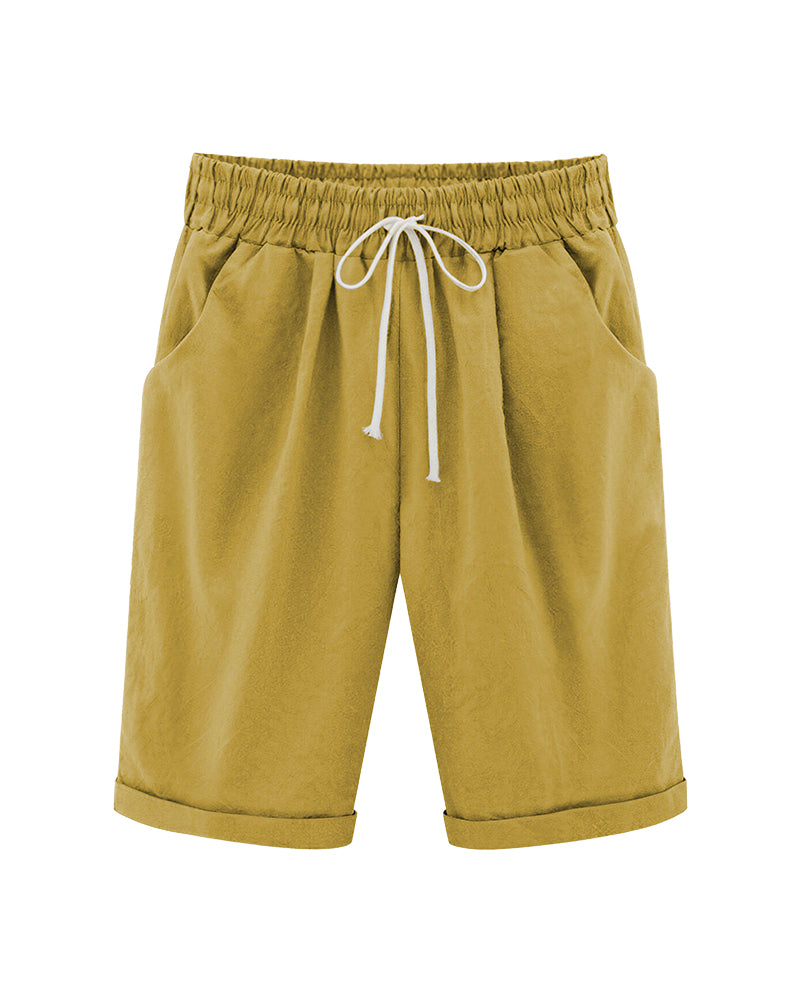 Vyla™ Casual Summer Loose Fit Shorts with Drawstring