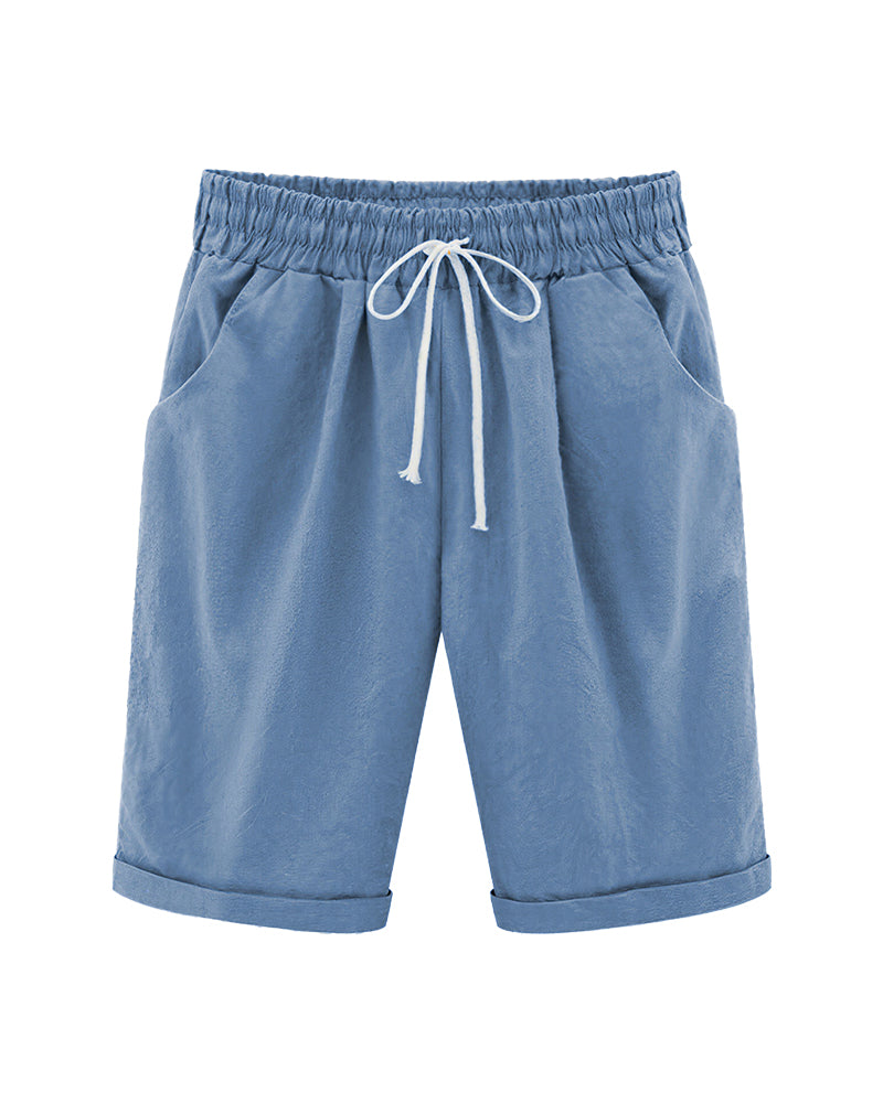 Vyla™ Casual Summer Loose Fit Shorts with Drawstring