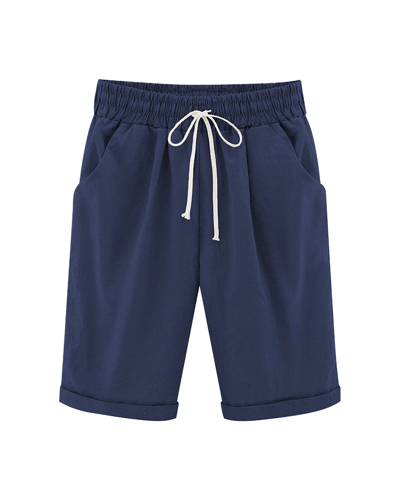 Vyla™ Casual Summer Loose Fit Shorts with Drawstring