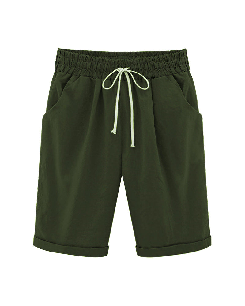 Vyla™ Casual Summer Loose Fit Shorts with Drawstring