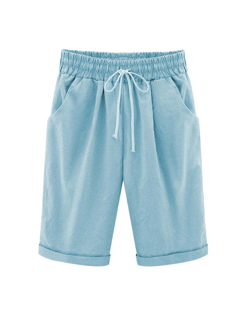 Vyla™ Casual Summer Loose Fit Shorts with Drawstring