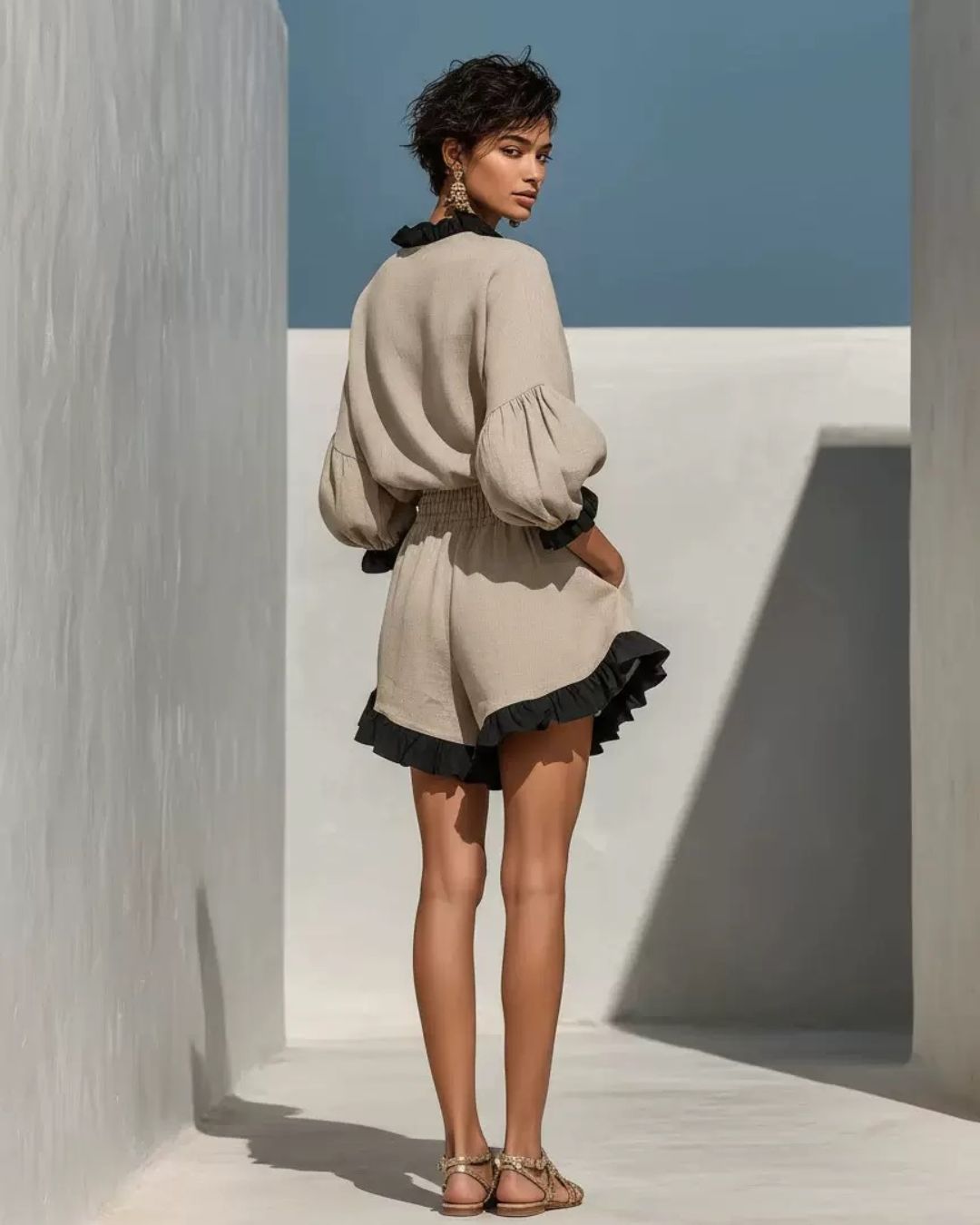 Vyla™ Ruffle Trim Hem Set
