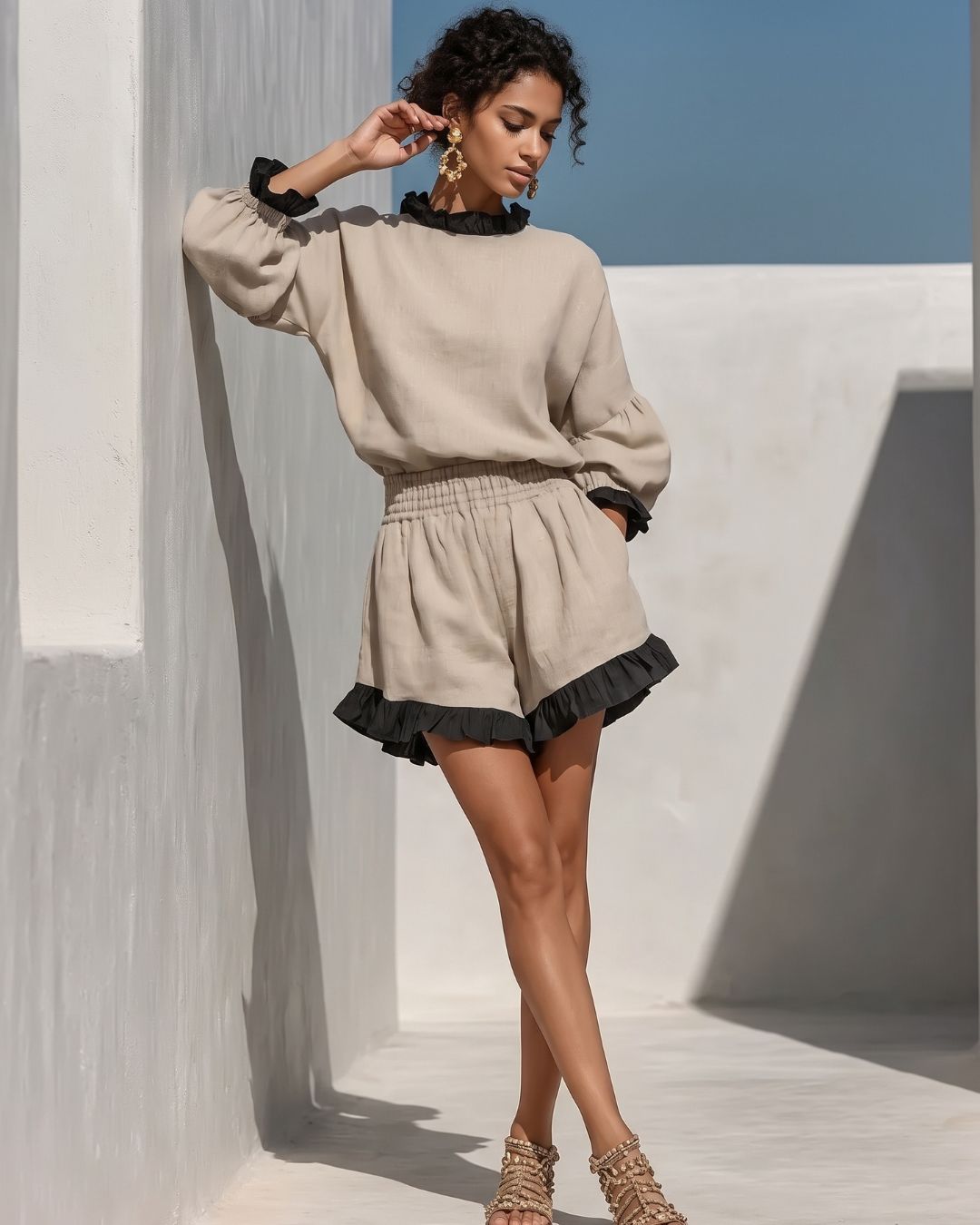 Vyla™ Ruffle Trim Hem Set