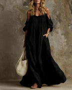 Vyla™ Resort Spaghetti Strap Swing Maxi Dress