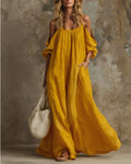 Vyla™ Resort Spaghetti Strap Swing Maxi Dress