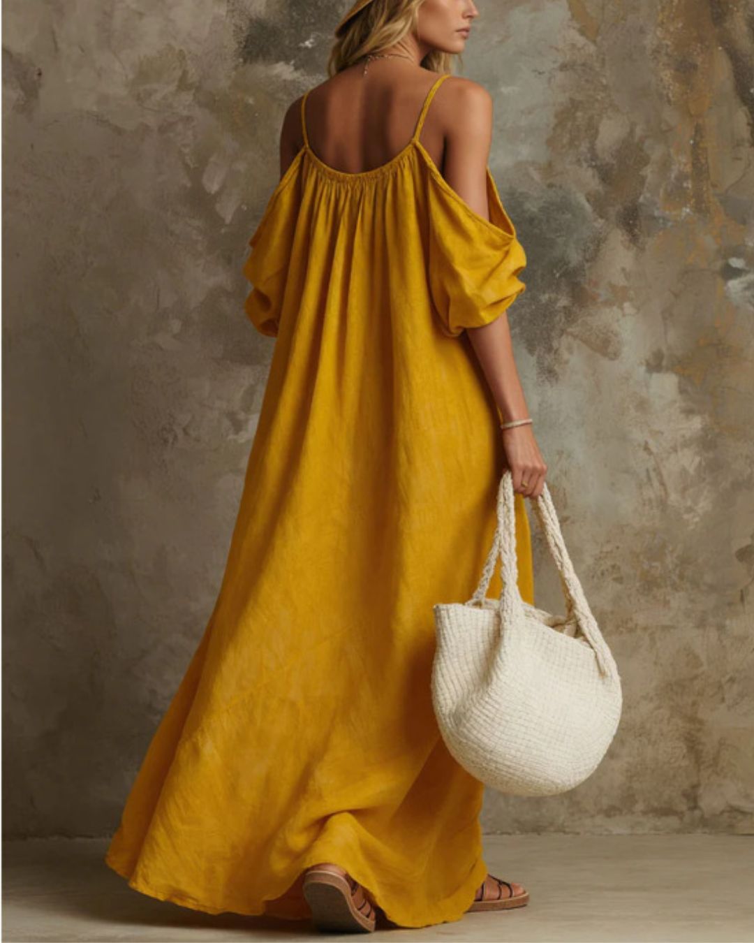 Vyla™ Resort Spaghetti Strap Swing Maxi Dress