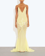 Vyla™ Sequin Sheer Mermaid Evening Gown