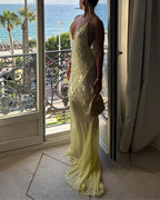 Vyla™ Sequin Sheer Mermaid Evening Gown