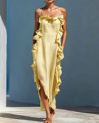 Vyla™ Ruffle Trim Cami Maxi Dress
