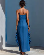 Vyla™ Ruffle Trim Cami Maxi Dress