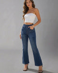 Vyla™ High Stretch Pull-On Slim Flare Jeans