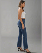 Vyla™ High Stretch Pull-On Slim Flare Jeans