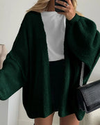Vyla™ Oversized Lantern Sleeve Knit Cardigan Sweater
