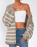 Vyla™ Oversized Lantern Sleeve Knit Cardigan Sweater